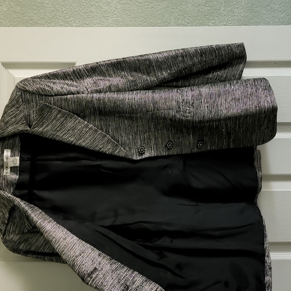 🎉Host Pick🎉🎉Noviello- Bloom 75% Silk jacket sz 10, - Picture 6 of 12